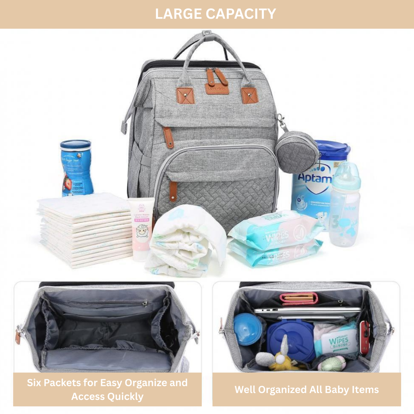 EverBaby™ Portable Baby Bed Bag